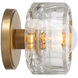 Bijoux 1 Light 7 inch Natural Brass Flush Mount Ceiling Light