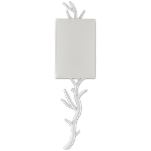 Baneberry 1 Light 8 inch Gesso White Wall Sconce Wall Light, Left