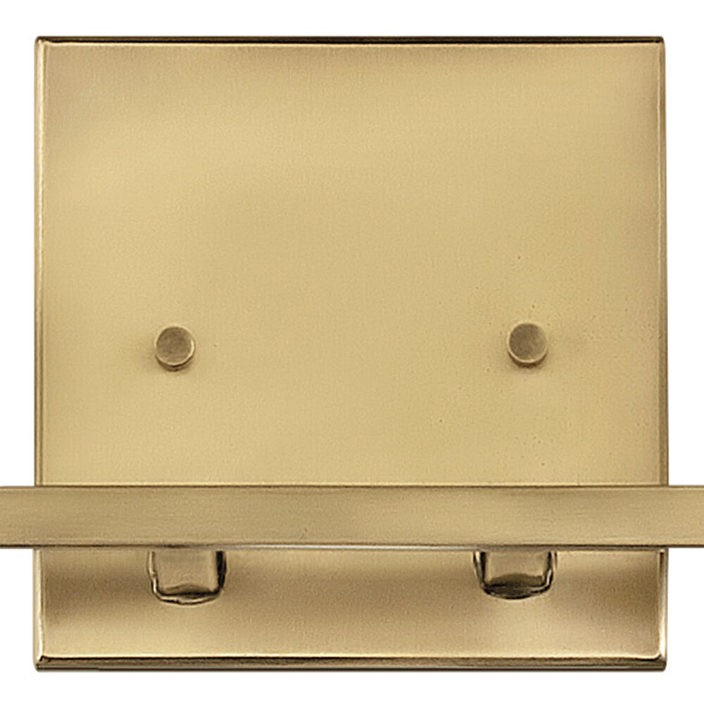 Xander 2 Light 13 inch Heritage Brass Vanity Light Wall Light