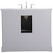 Clarence 42 X 22 X 35 inch Grey Vanity Sink Set