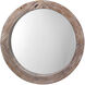 Reclaimed 36 X 36 inch Natural wood Mirror