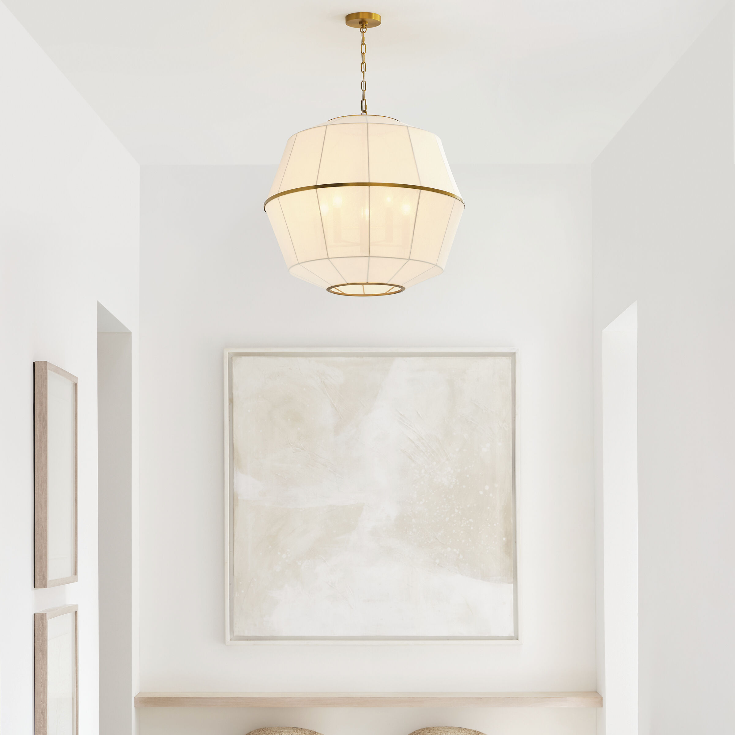 ED Ellen DeGeneres Hikari Pendant Ceiling Light in Burnished Brass