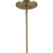 Phix LED 48.75 inch Champagne Bronze with White Chandelier Ceiling Light