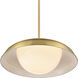 Neale 1 Light 16 inch Satin Brass Pendant Ceiling Light