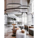 Circola 1 Light 24.5 inch Matte Black Pendant Ceiling Light