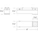 Ventrix 1 Light 48 White Track Fixtures Ceiling Light