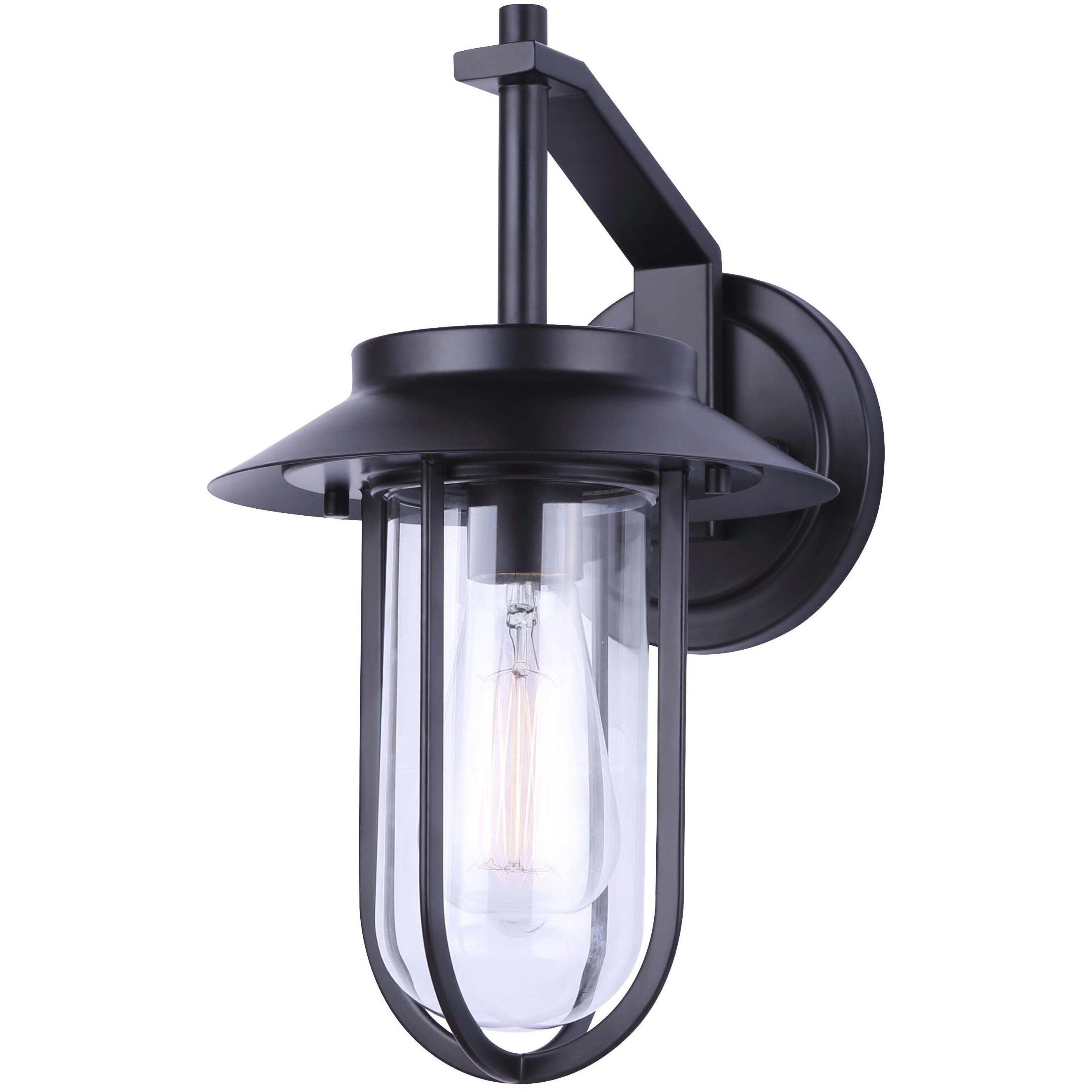 Navy 8 inch Black Outdoor Lighting