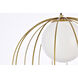 Wetzel 1 Light 16 inch Brass Pendant Ceiling Light