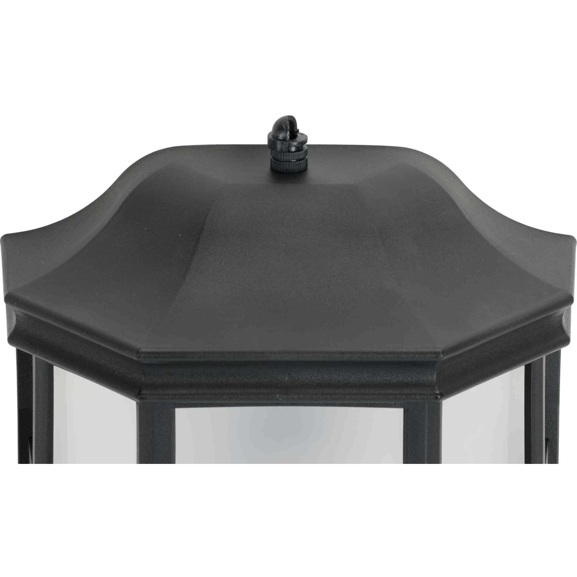 Milford Non-Metallic Lantern 1 Light 10 inch Textured Black Outdoor Wall Lantern
