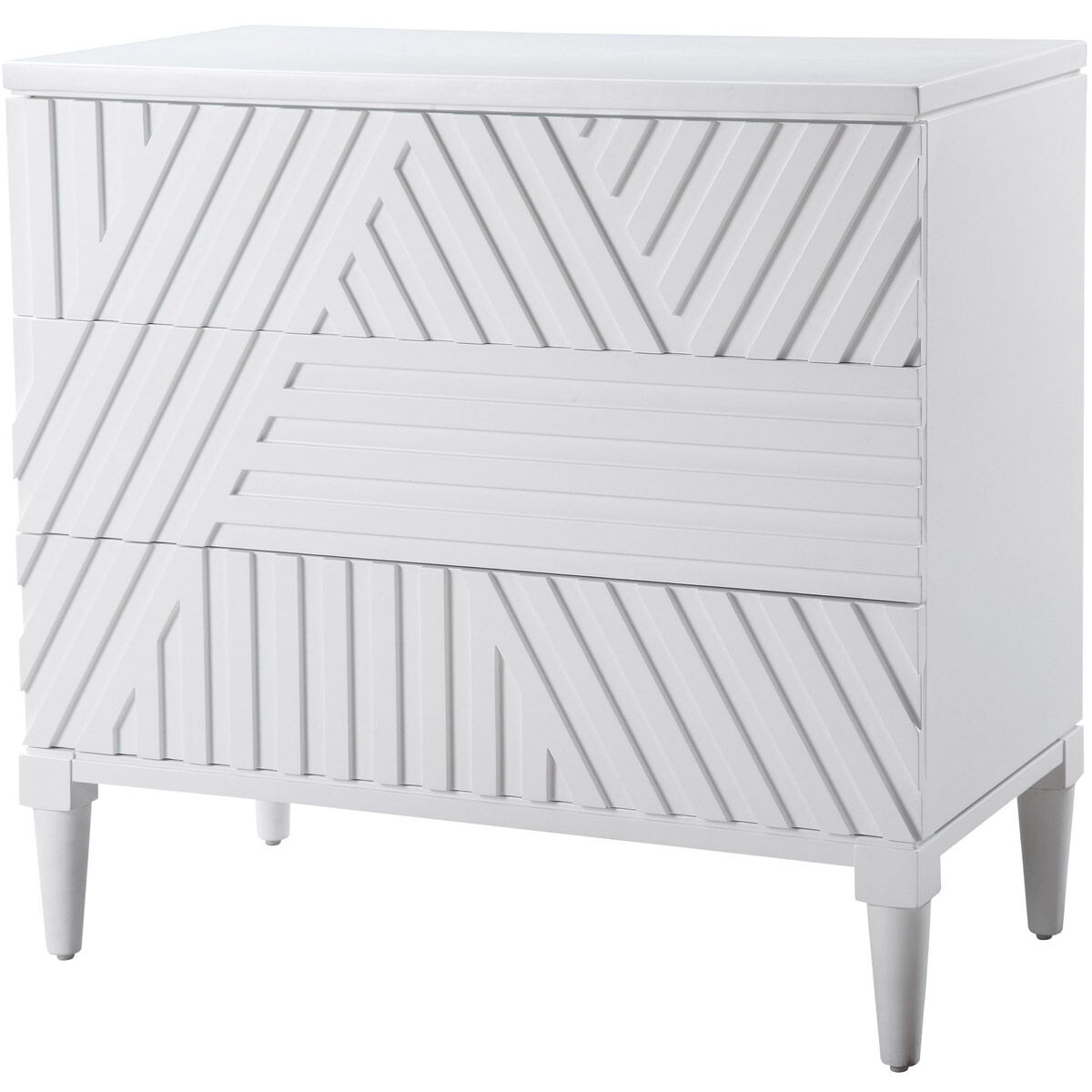 Colby White Drawer Chest