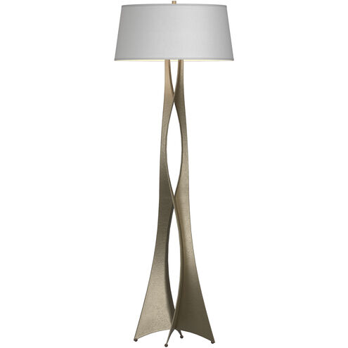 Moreau 62.6 inch 150 watt Soft Gold Floor Lamp Portable Light in Natural Anna