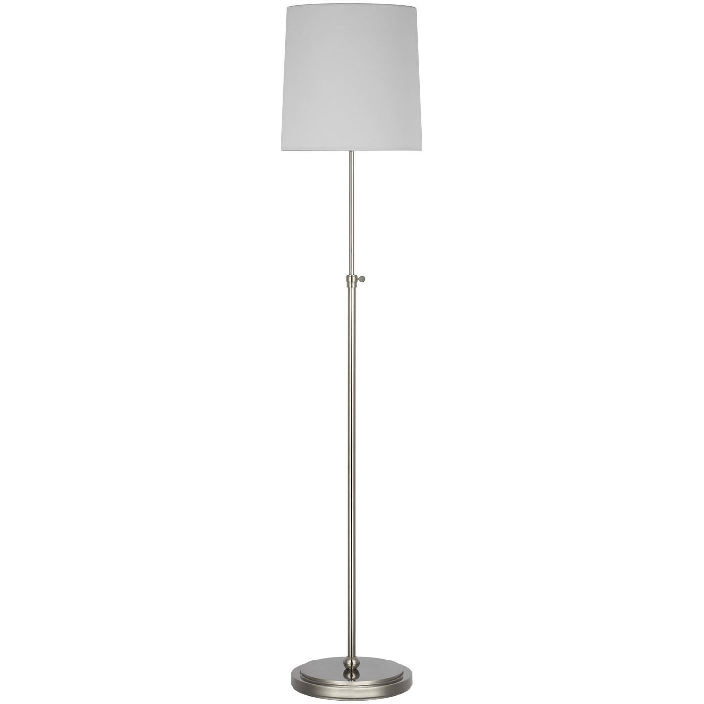 Thomas O'Brien Bryant 44.25 inch 4.6 watt Polished Nickel Adjustable Cordless Floor Lamp Portable Light