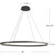 Ovale LED 40 inch White Linear Pendant Ceiling Light