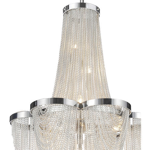Taylor 7 Light 14 inch Chrome Down Chandelier Ceiling Light