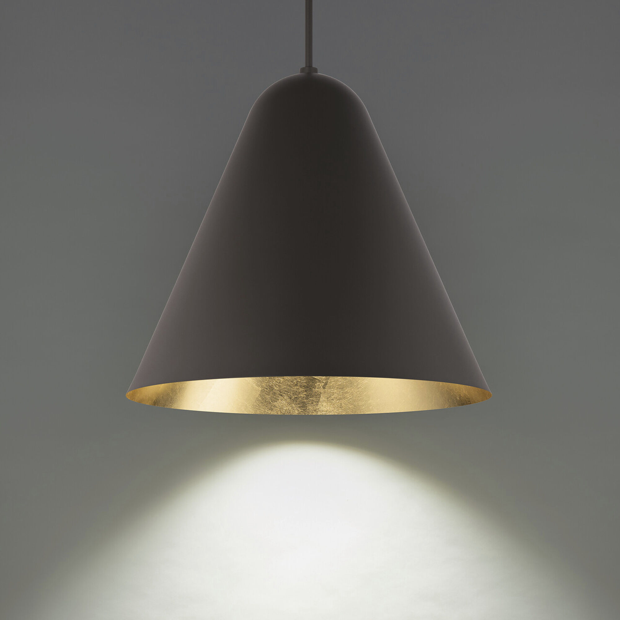 Taper 1 Light 22 inch Bronze Gold Pendant Ceiling Light