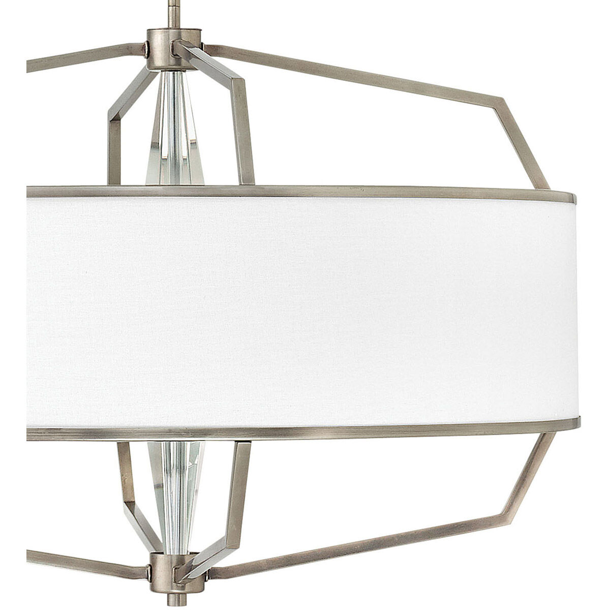 Larchmere 4 Light 28 inch English Nickel Chandelier Ceiling Light