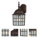 Brentwood 1 Light 13.75 inch Rustic Bronze Outdoor Wall Sconce