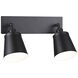 Kinsley 2 Light 18 inch Black Wall Sconce Wall Light