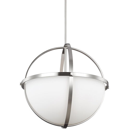 Alturas 3 Light 19 inch Brushed Nickel Pendant Ceiling Light