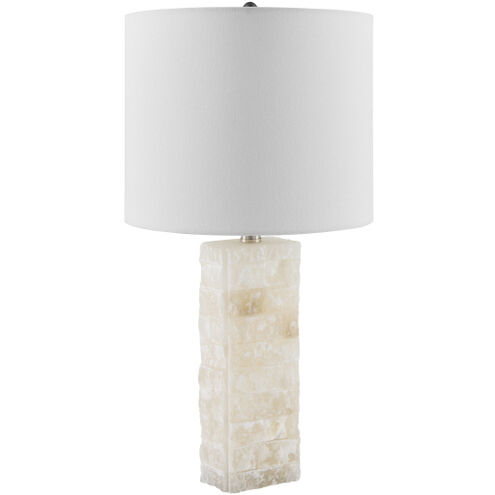 Falaise 23.85 inch 100 watt Carved and Plated Accent Table Lamp Portable Light