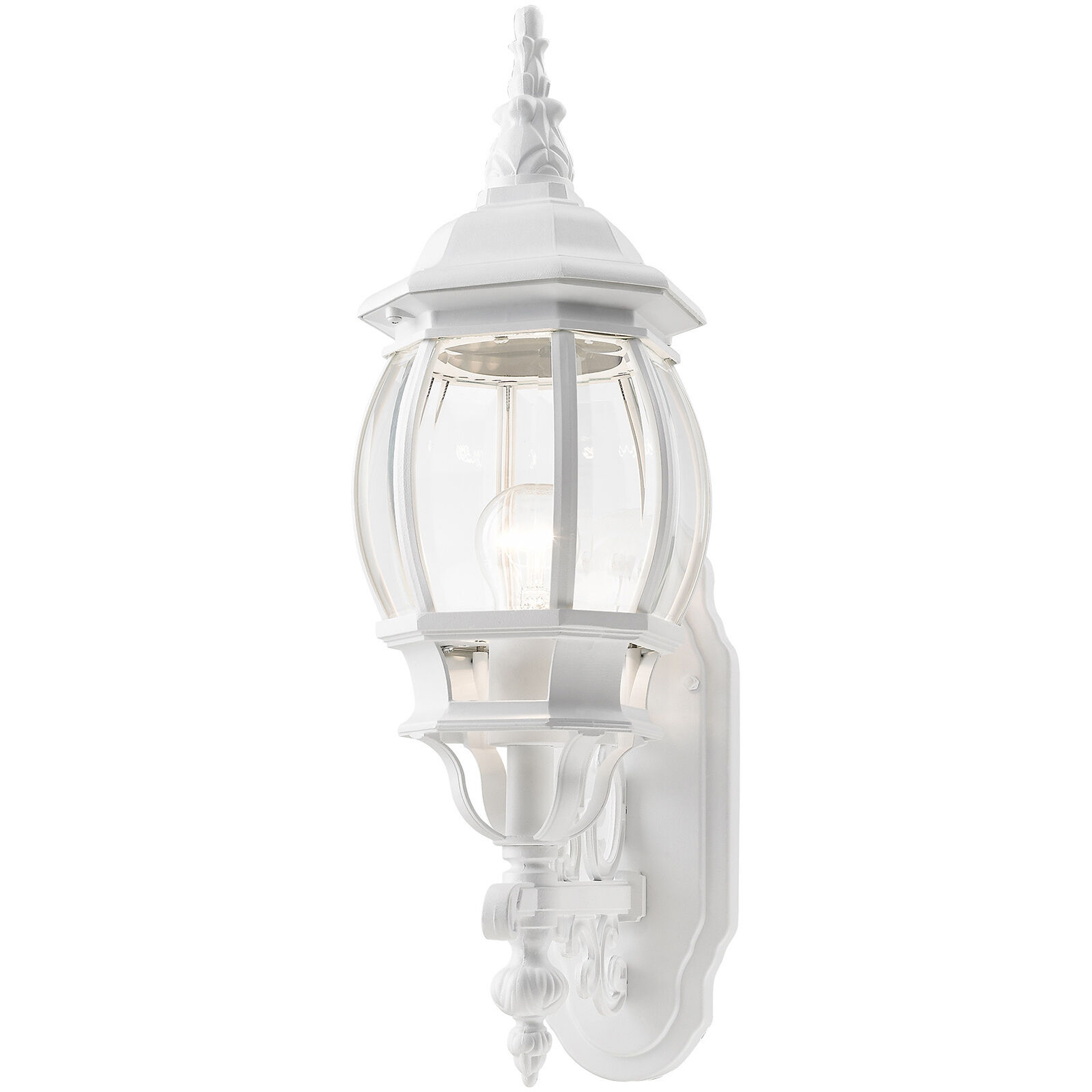 Frontenac 1 Light 20 inch Textured White Outdoor Wall Lantern
