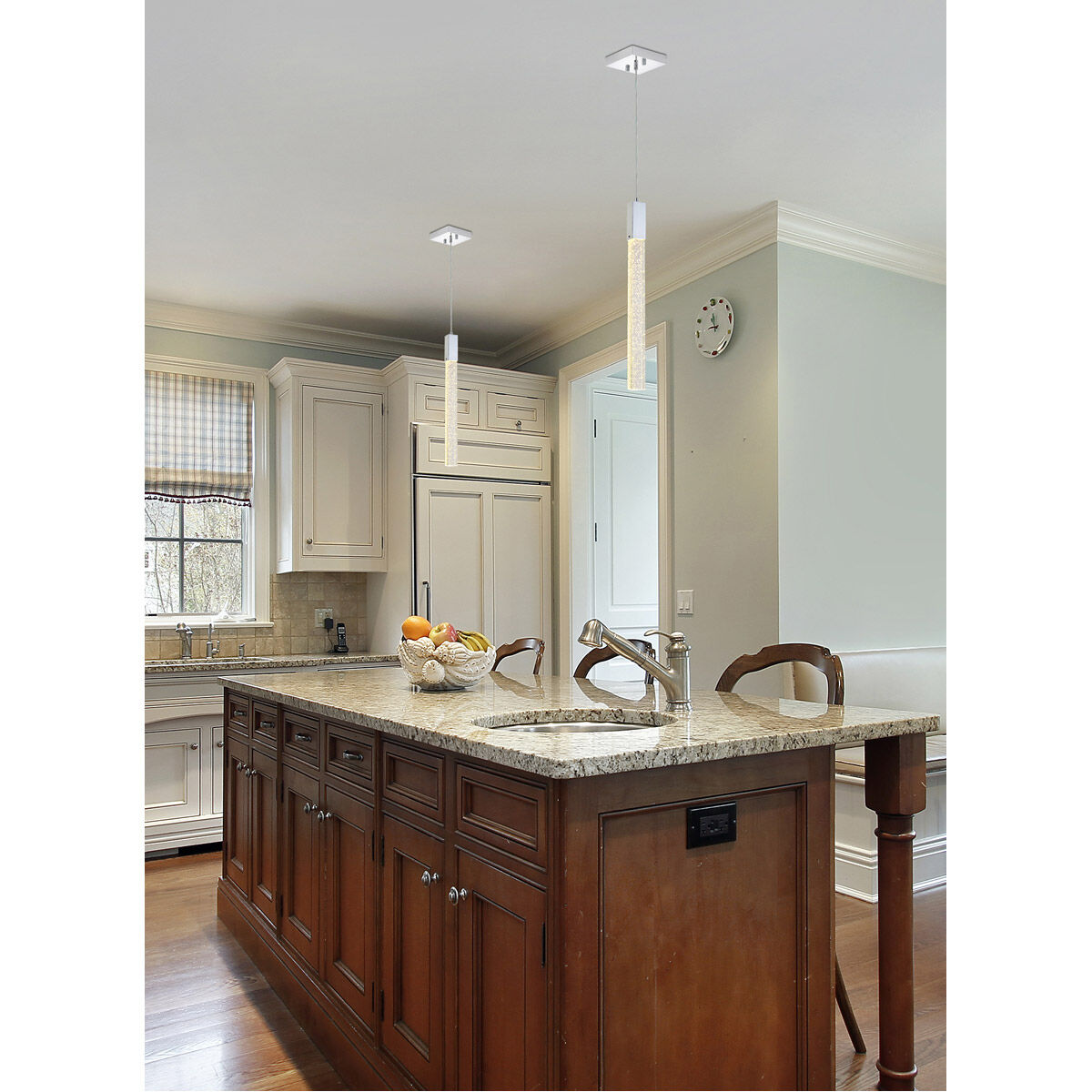 Weston 1 Light 5 inch Chrome Pendant Ceiling Light 