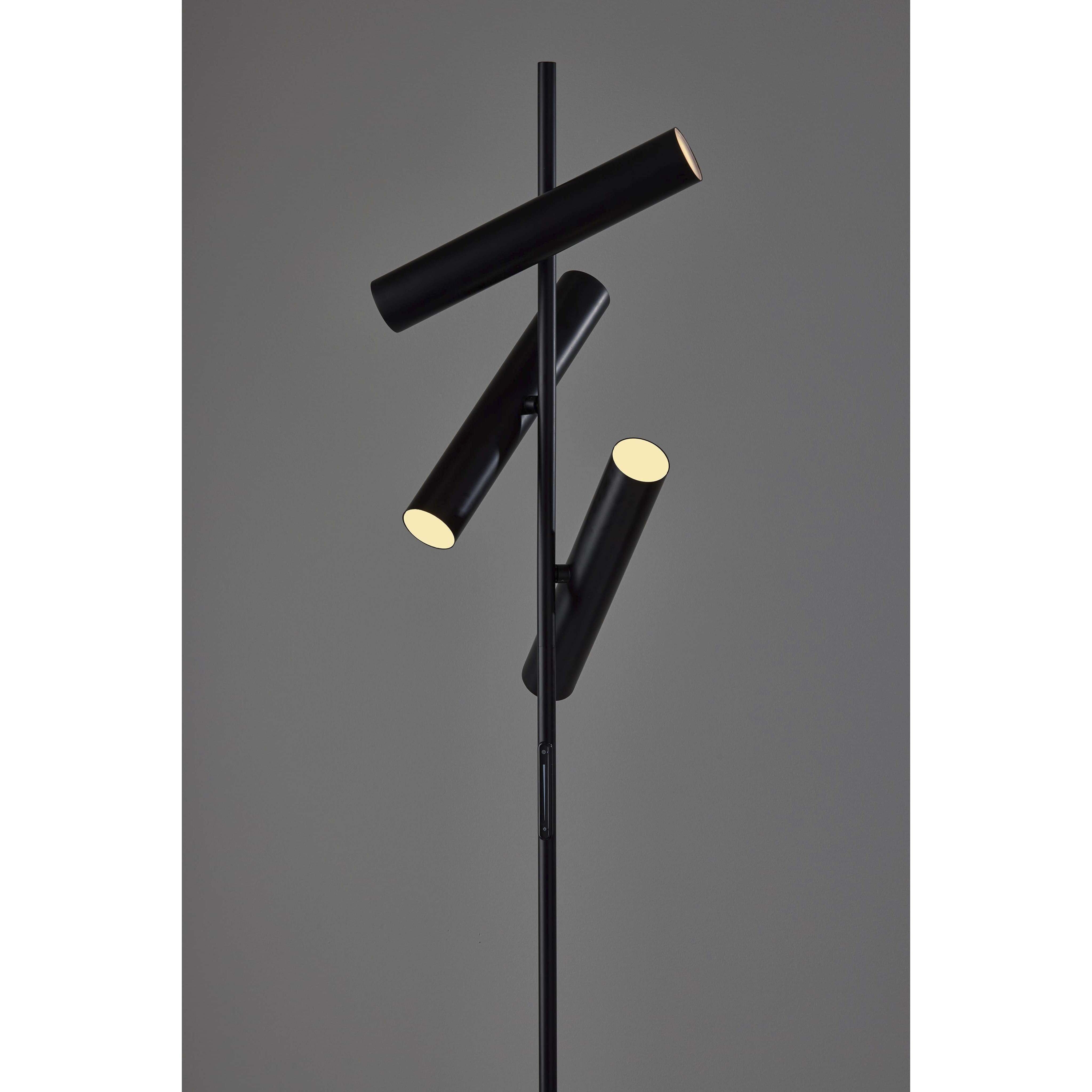 Greer 71 inch 28.00 watt Black Floor Lamp Portable Light
