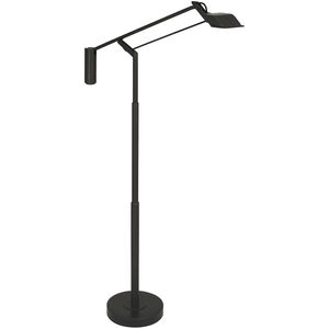 Heron 44 inch 5 watt Deep Patina Bronze Floor Lamp Portable Light