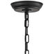 Coastal Elements Atwater 1 Light 9.5 inch Black Outdoor Hanging Lantern in Non-LED