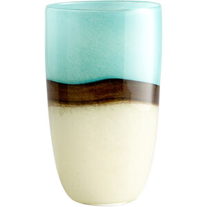 Turquoise Earth 12 X 7 inch Vase, Large