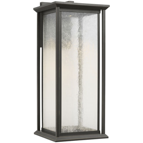 Audley LED 20 inch Antique Bronze Outdoor Wall Lantern, Large