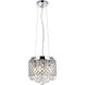 Tully 4 Light 10 inch Chrome Pendant Ceiling Light