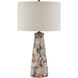Oldwalls 30 inch 150 watt Charcoal Gray/Matte Black/Brown Table Lamp Portable Light