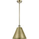 Ballston Cone LED 12 inch Antique Brass Pendant Ceiling Light