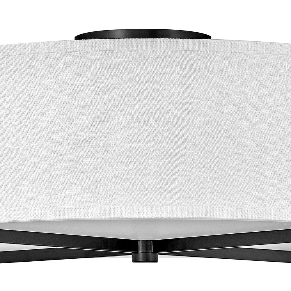 Galerie Axis 4 Light 25.5 inch Black Indoor Semi-Flush Mount Ceiling Light