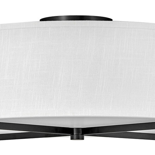 Galerie Axis LED 26 inch Black Indoor Semi-Flush Mount Ceiling Light