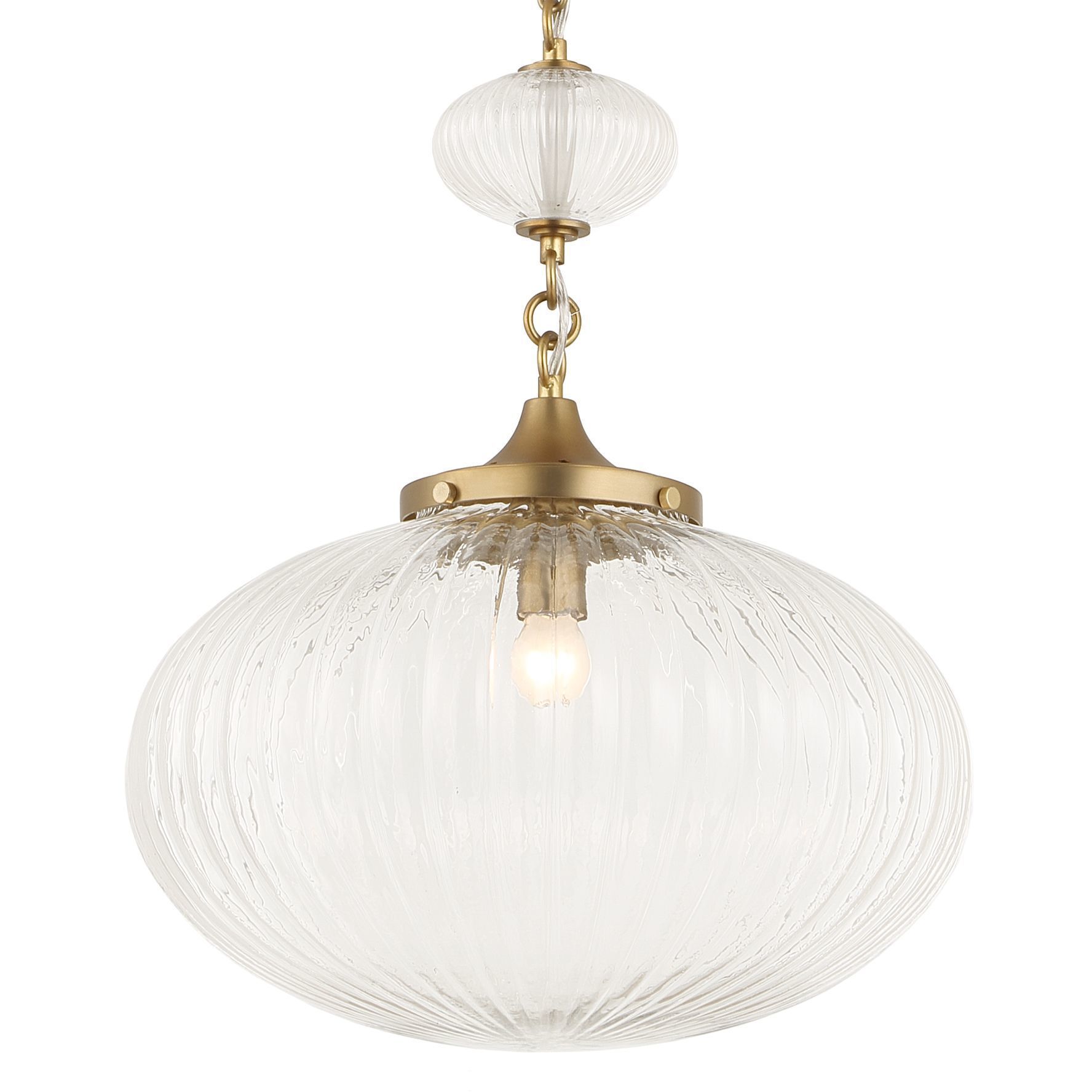 Bellaire 1 Light 16.5 inch Matte Brushed Gold Pendant Ceiling Light