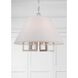 Westwood 6 Light 24 inch Polished Nickel Chandelier Ceiling Light