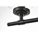 Ingrid 3 Light 24 inch Black Bath Sconce Wall Light