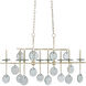 Sethos 8 Light 42 inch Silver Granello Chandelier Ceiling Light
