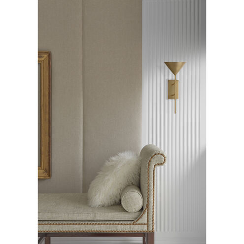 Paloma Contreras Orsay LED 7.25 inch Hand-Rubbed Antique Brass Uplight Sconce Wall Light, Medium