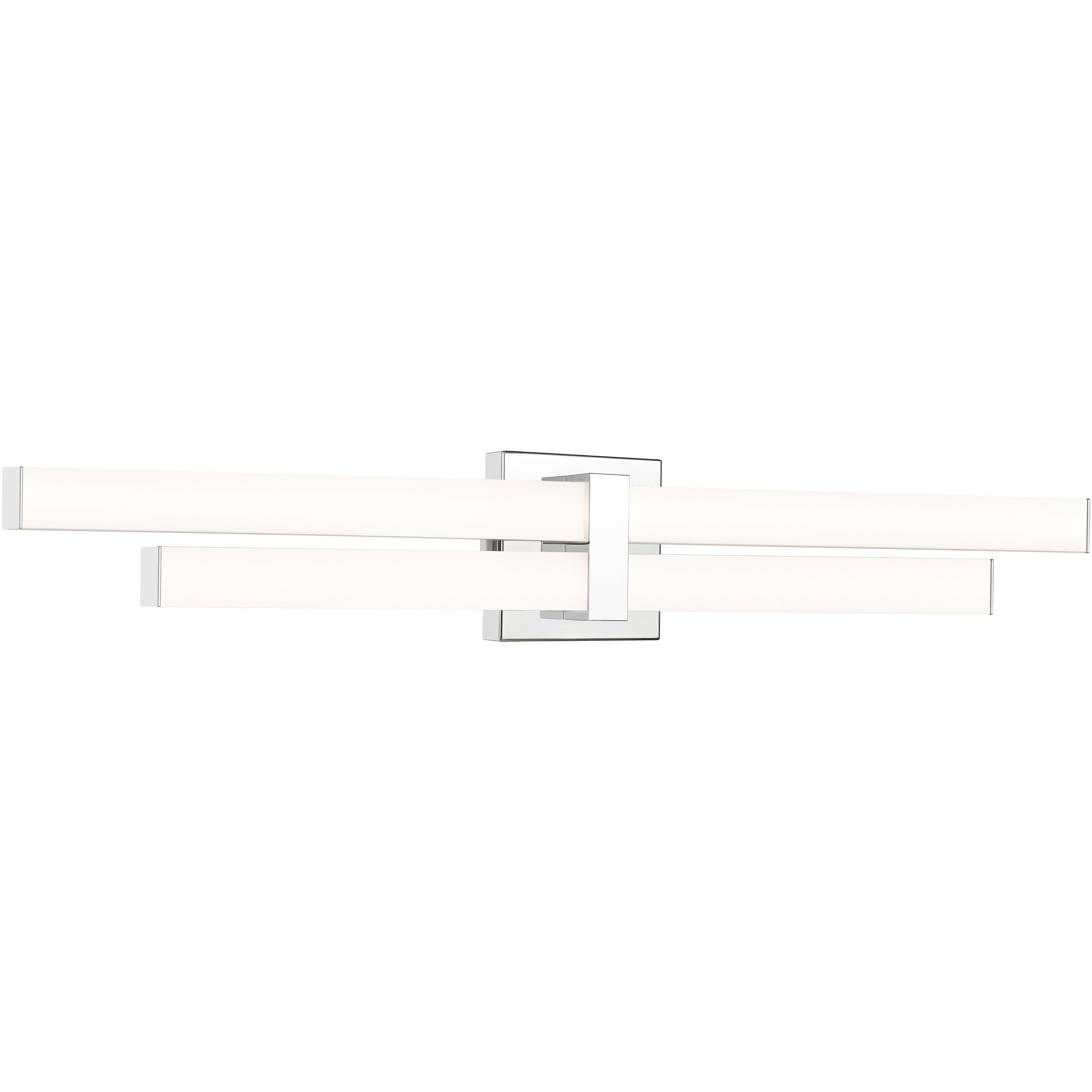 Zane LED 32 inch Chrome Vanity Wall Light