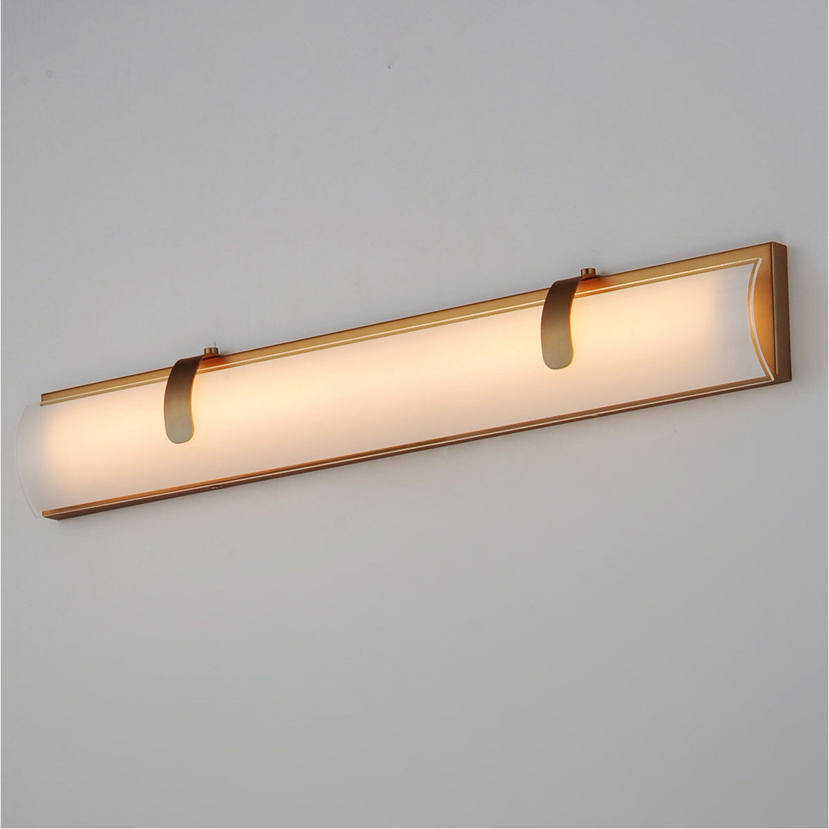 Clutch LED 30 inch Gold Bath Vanity Light Wall Light