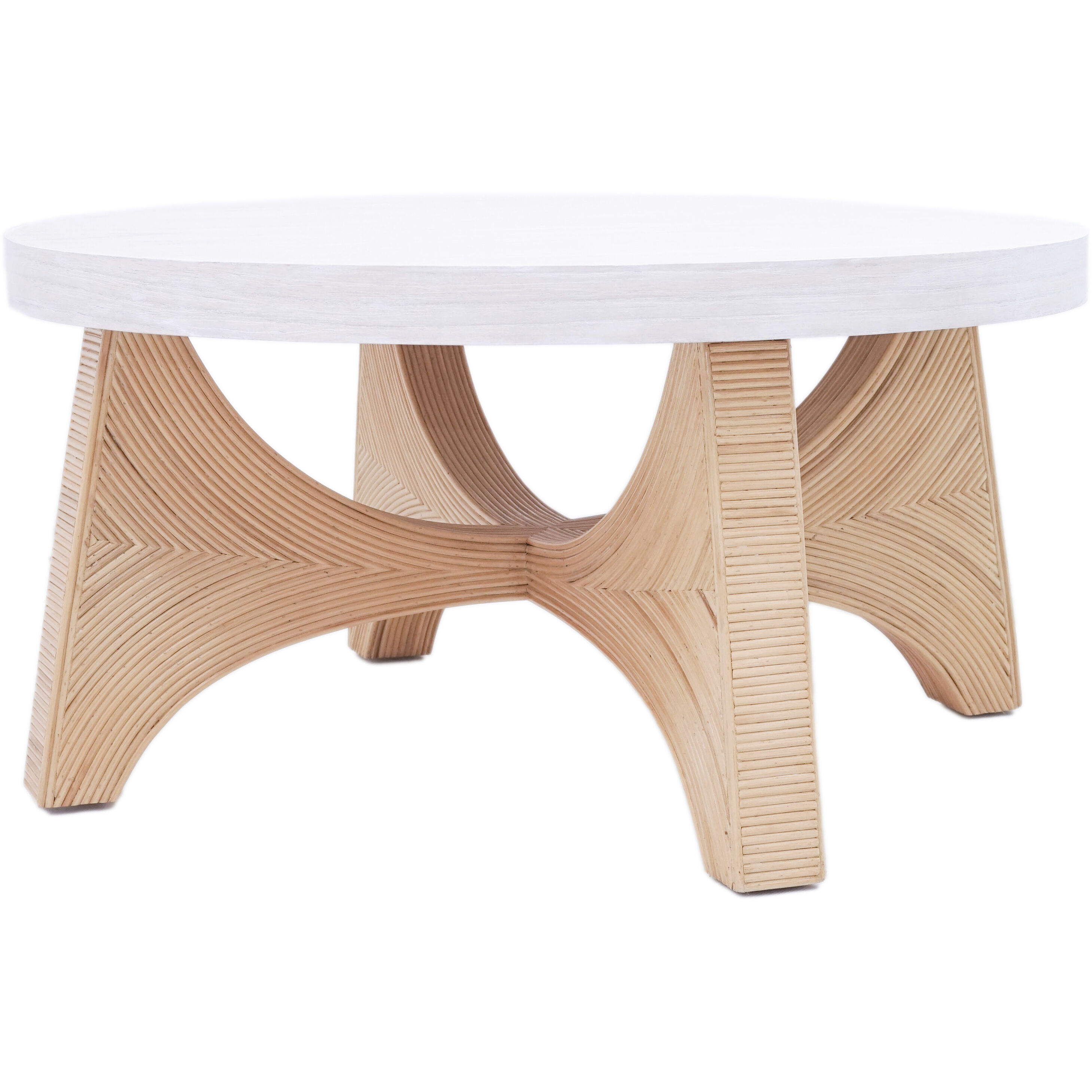 Sconset 36 X 36 inch Natural with White Ash Coffee Table