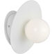 Kelly by Kelly Wearstler Nodes Sconce Wall Light in Matte White