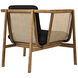 Balin Clear Coat Flat Occasional Chair