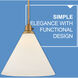 Arti 1 Light 15 inch Heritage Brass with Cased Opal Glass Pendant Ceiling Light in Heritage Brass / Cased Opal