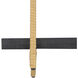 Two Tiers 36.2 X 20.5 X 9.8 inch Black Shelf