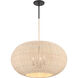 Modjeska 4 Light 24 inch Coal Pendant Ceiling Light