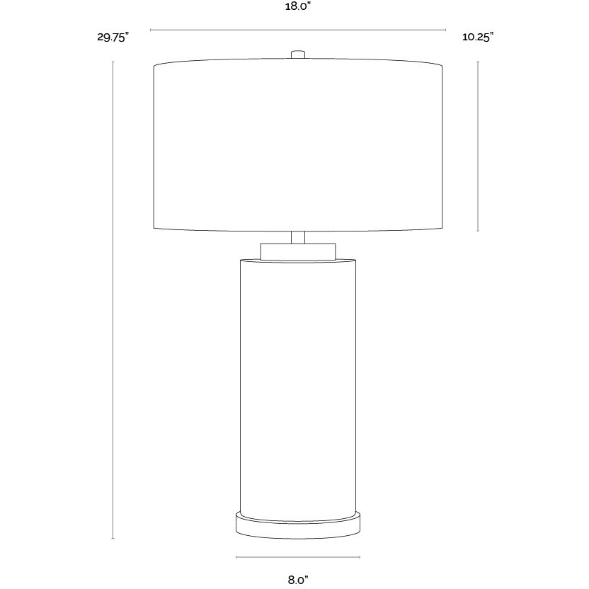 Apollolina 29.75 inch 100.00 watt Gold with Grey Table Lamp Portable Light